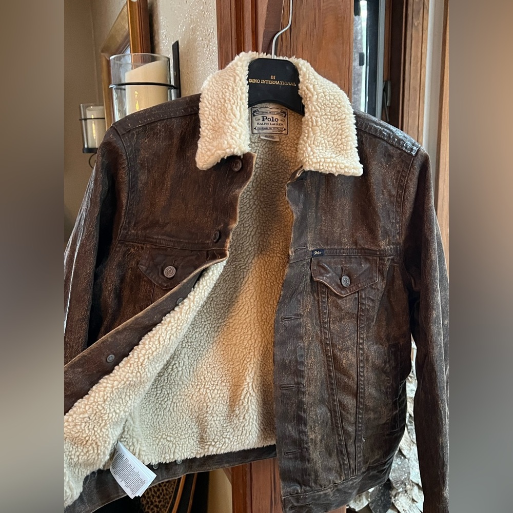 Ralph Lauren Denim leathered Jacket